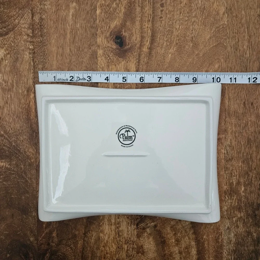 Palm Restaurant Rectangular Plates 10.5
